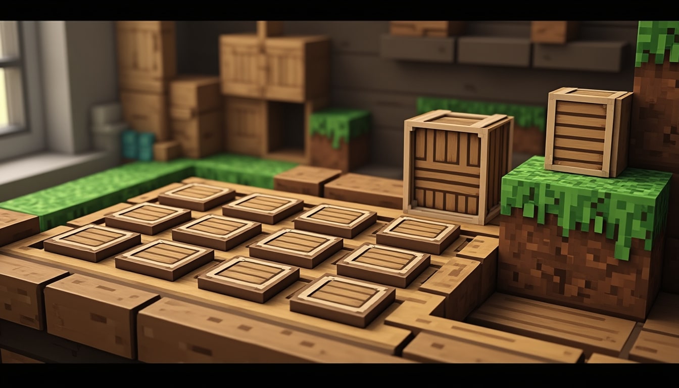 découvrez comment fabriquer et utiliser une trappe dans minecraft : matériaux nécessaires, recette de craft et astuces pour vos constructions.