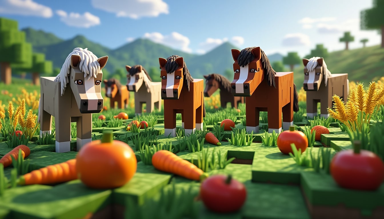 découvrez ce que mangent les chevaux dans minecraft et obtenez nos conseils pour bien les nourrir afin d'améliorer vos aventures dans le jeu.