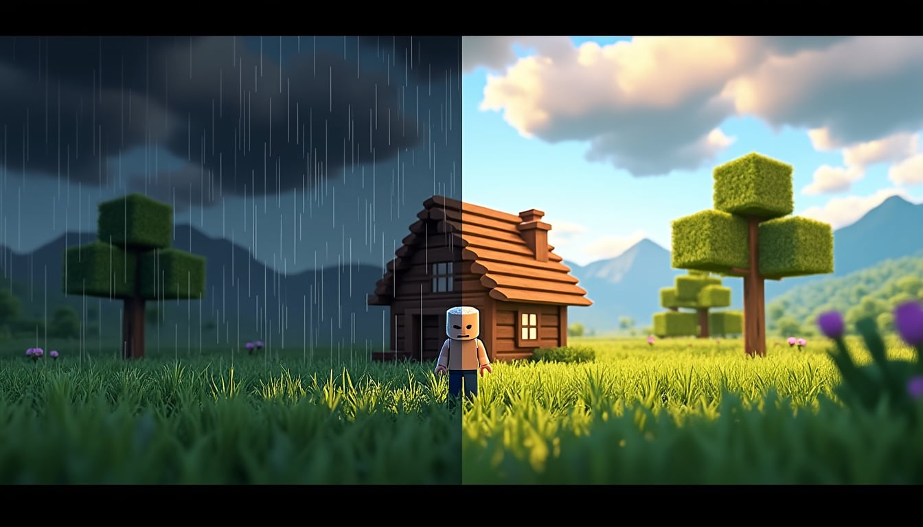 découvrez comment arrêter la pluie dans minecraft grâce à une commande ou aux paramètres du monde, et retrouver un ciel dégagé.