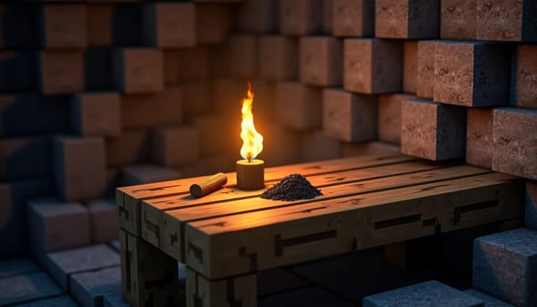 Comment faire des torches sur Minecraft ?