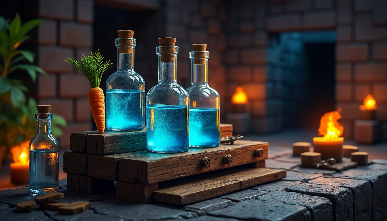 découvrez comment préparer une potion de vision nocturne sur minecraft : ingrédients, étapes de brassage et astuces pour voir dans l’obscurité.